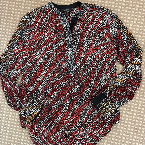 rag & bone Tops - rag & bone Collette Top 100% silk